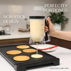 Ultimate Non-Stick Batter Dispenser Comfort-Grip Kitchen Gadget for Perfect Portions Built-to-Last Premium Material Compact Storage & Effortless Cleanup Utensils