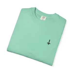 Upside Down Cross + Logo T-Shirt