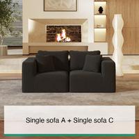 Single sofa A+Single sofa C