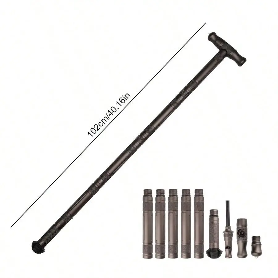 Adjustable Telescopic Hiking Trekking Pole Durable Aluminum Alloy Walking Stick For Outdoor Camping Climbing And Holiday Gift