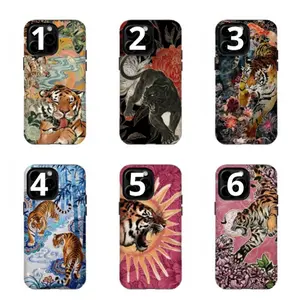 Wild Tiger & Panther Phone Case,Tough phone case,for iPhone 16 15 14 13 12 11 17 Pro Max