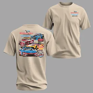 Watkins Glen Quadruple Header Racing T-Shirt, Graphic Motorsports Tee with Multiple Race Car Design, Soft Cotton Blend Shirt, Race Day Apparel for Men and Women, Streetwear, 2000s Outfits, Graphic Tee
