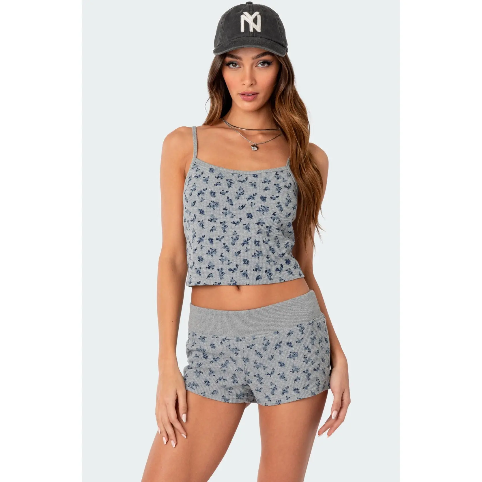 Wildflower Waffle Tank Top