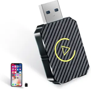 Wireless CarPlay Android Auto Adapter - Convert Wired to Wireless in Seconds, Compact Design, Stable Connection & Near-Zero Latency