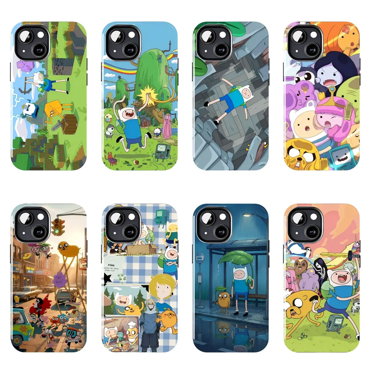 Adventure Time Finn & Jake Smartphone Case - Safety & Protection for iPhone 11-17 Pro Max/Plus, Samsung Galaxy S23-25 - Handheld Cellphone Accessory