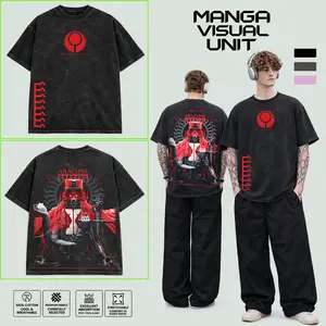 Arachne Marathon Graphic Streetwear T-shirt Menswear Neon Sci-Fi Oversized Cotton Tee Gaming Apparel Heavyweight Street Fashion 2026