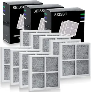 SEISSO LT120F Fresh Refrigerator Air Filter Replacement for LG, Compatible with Kenmore - Freshen up Refrigerator Air, Absorb Odors - 9 Packs