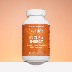 Focus & Energy Supplement by BrainMD | Wellness Support for Daily Vitality and Productivity