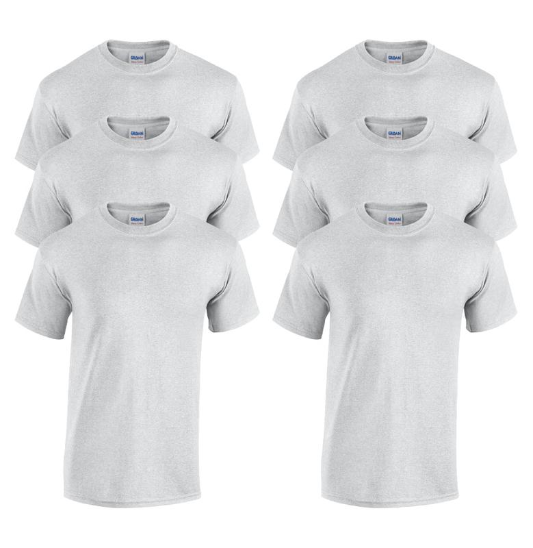 6-PACK - Gildan G500 Adult Heavy Cotton 5.3 oz T-Shirt