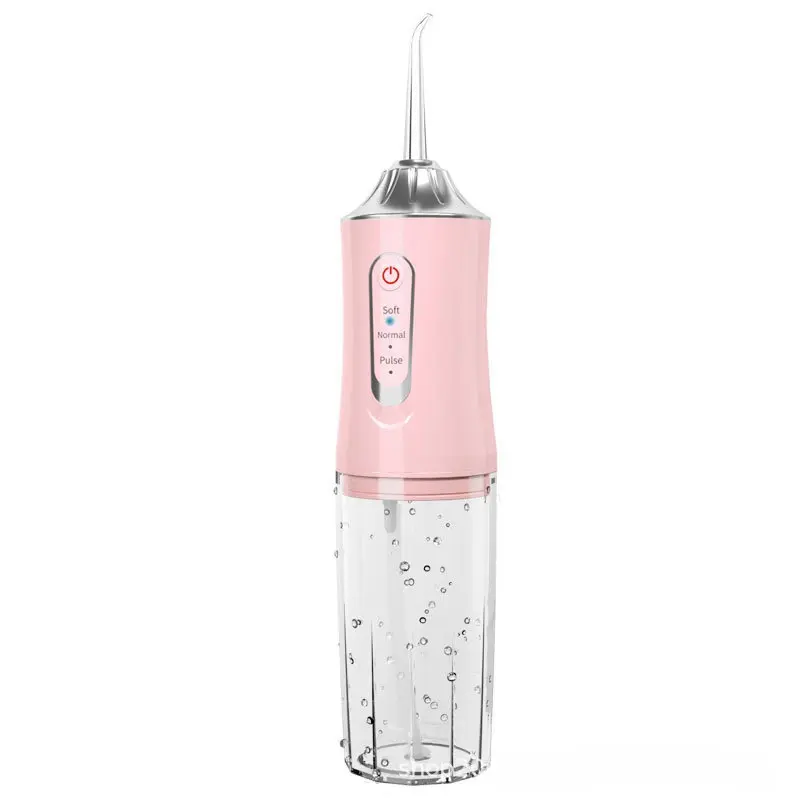 Portable Oral Irrigator with 4 Nozzles, Dental Water Flosser for Effective Cleaning, Travel-Friendly Design for Daily Use, Cordless Water Flosser