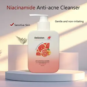 Grapefruit Anti-Acne Facial Cleanser | Dense Cloud Bubble,Clean Without Damaging The Skin | Cleansing + Skin Care | Soothing And Moisturizing