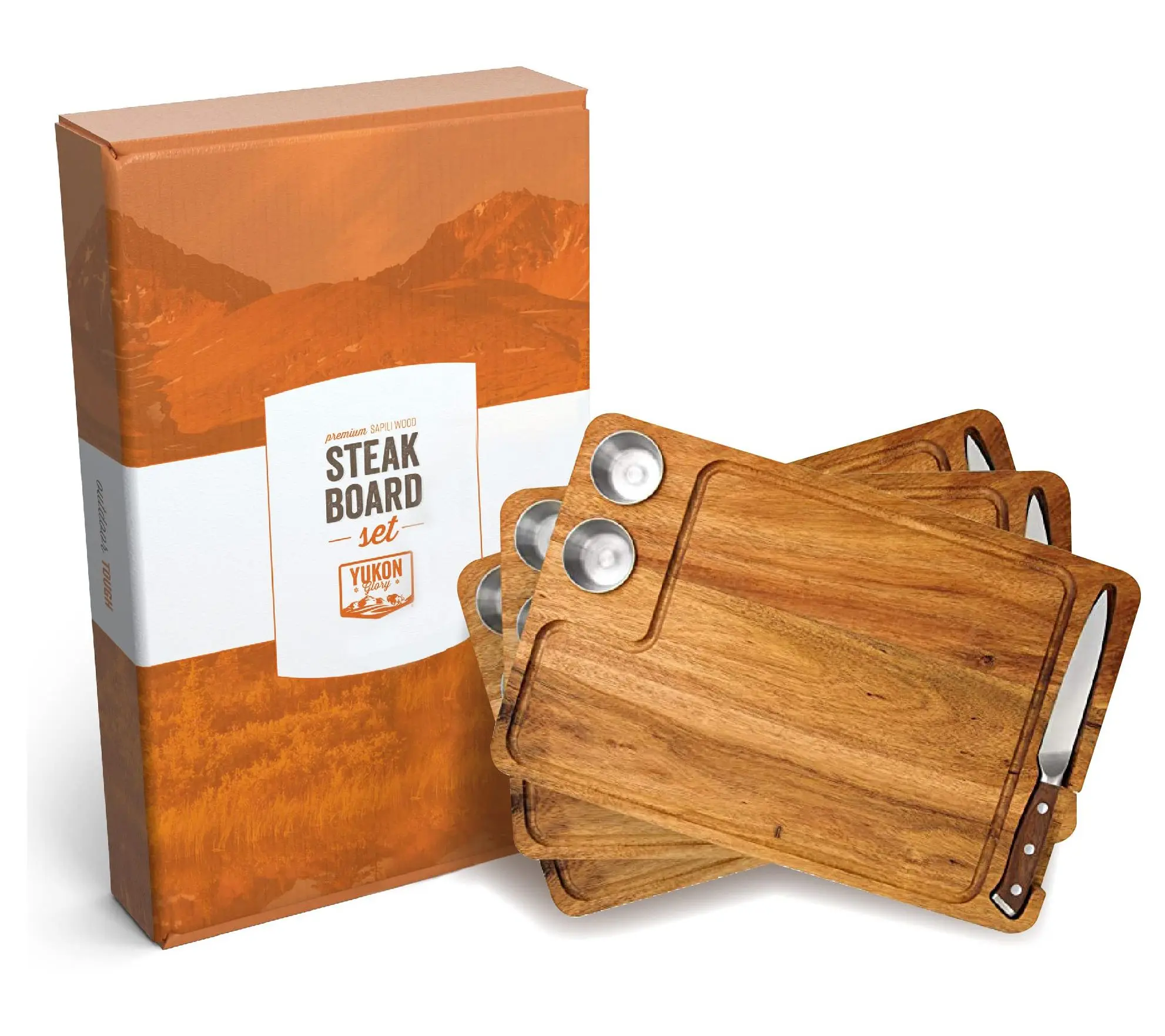 Yukon Glory Set of 3 Steak Boards