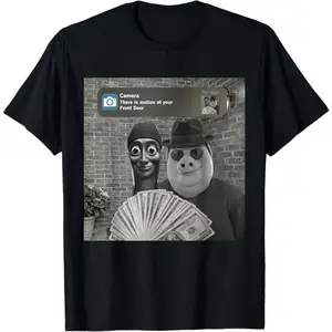 Tung Tung Tung Sahur John Pork Funny Meme Italian Brainrot T-Shirt