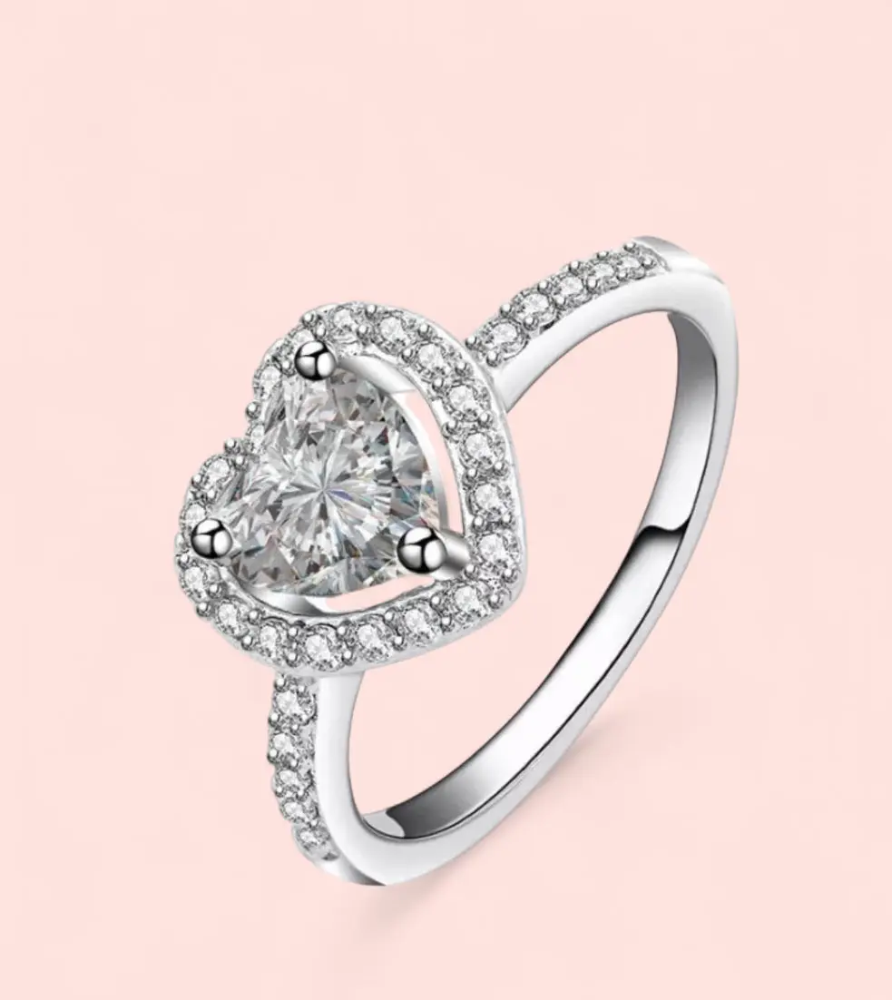 Pure Love Sterling Silver 925 Ring