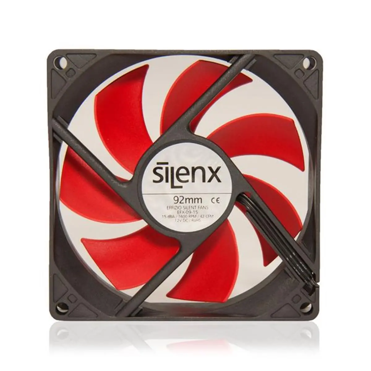 SilenX 92mm Fluid Dynamic Bearing Fan, 6-12V DC, 1.56W, 1600 RPM, Strong Airflow for Computer Cooling Systems, Cooling Strong Airflow, Powerful Cooling