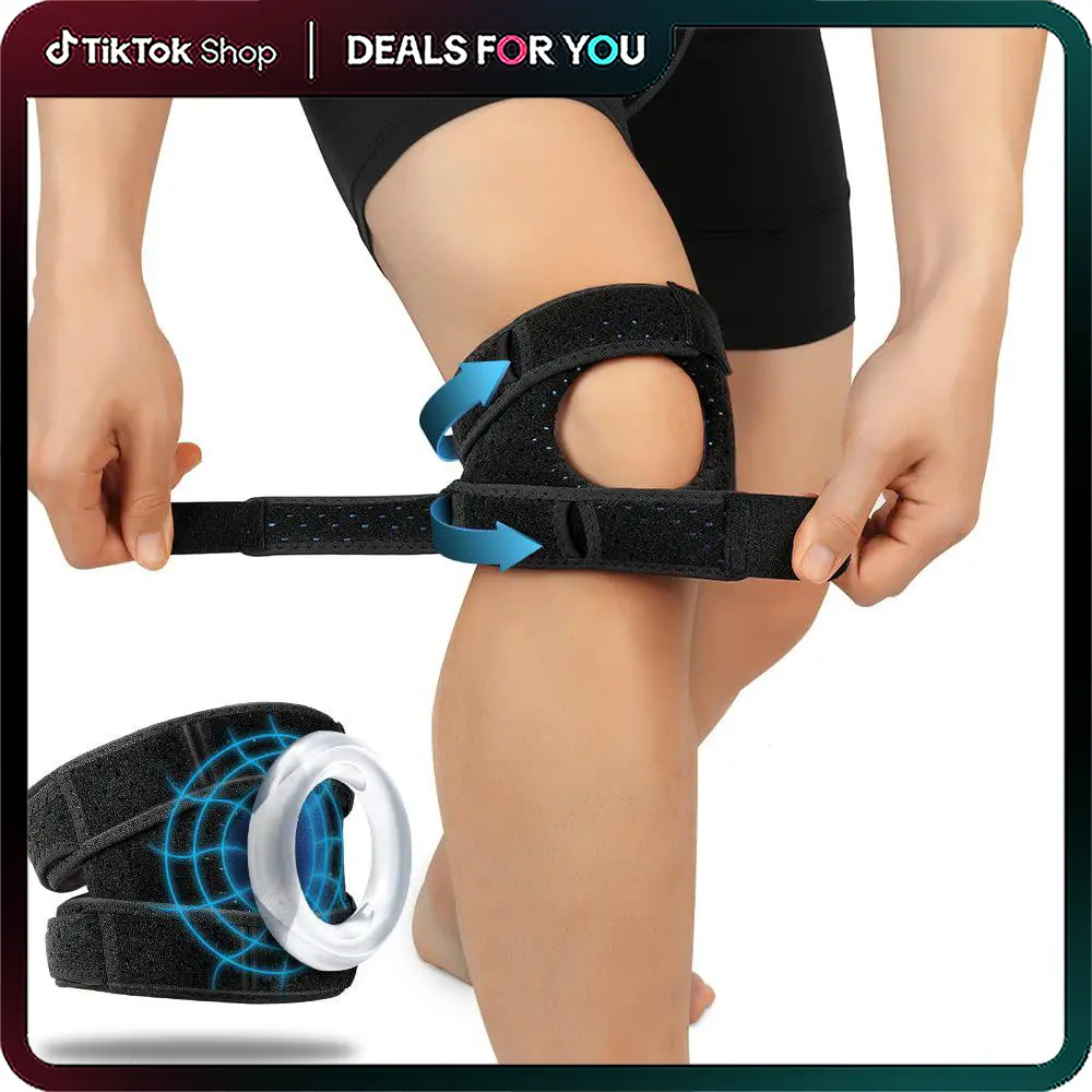 IYDoaMea 1pc Compression Knee Sleeve For Arthritis Supporting - Essential Workout Knee Guard For Women And Men black friday support strap Healthcare Tool Brace Outdoorfun Leg Protector Dealsforyoudays