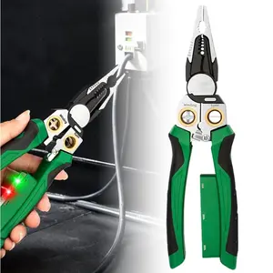 8 in 1 Wire Stripper with Voltage Tester, Electric Pliers, 2026 New Multi-function Electric Wire Stripping Tool for Cutting and Pulling Pliers, Electrician Repair Tool (1PC)
