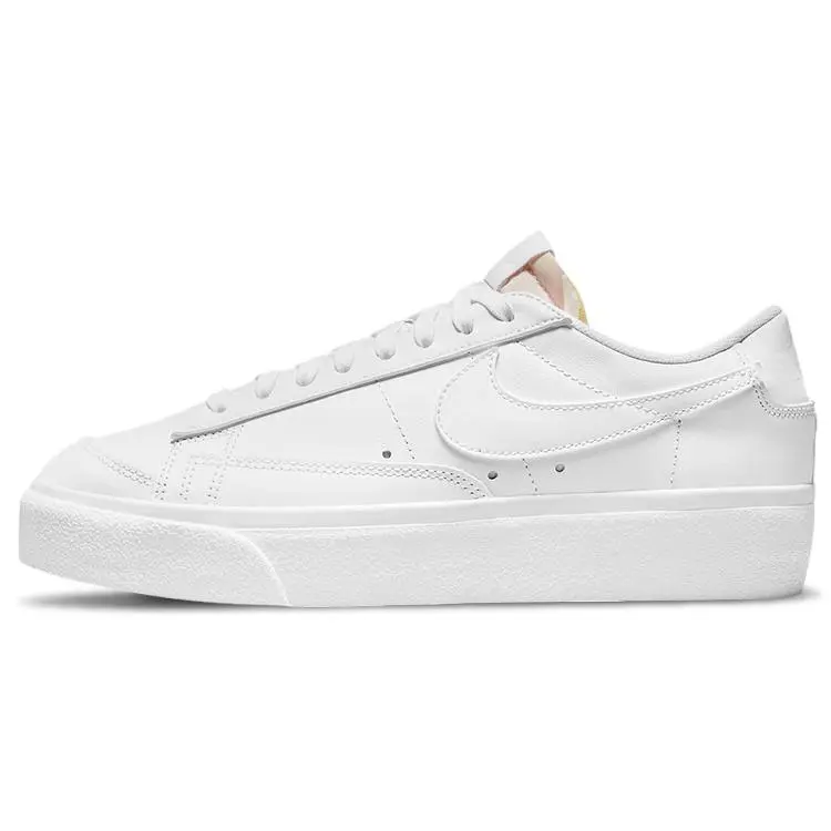 Nike Blazer Low Platform Triple White Women's