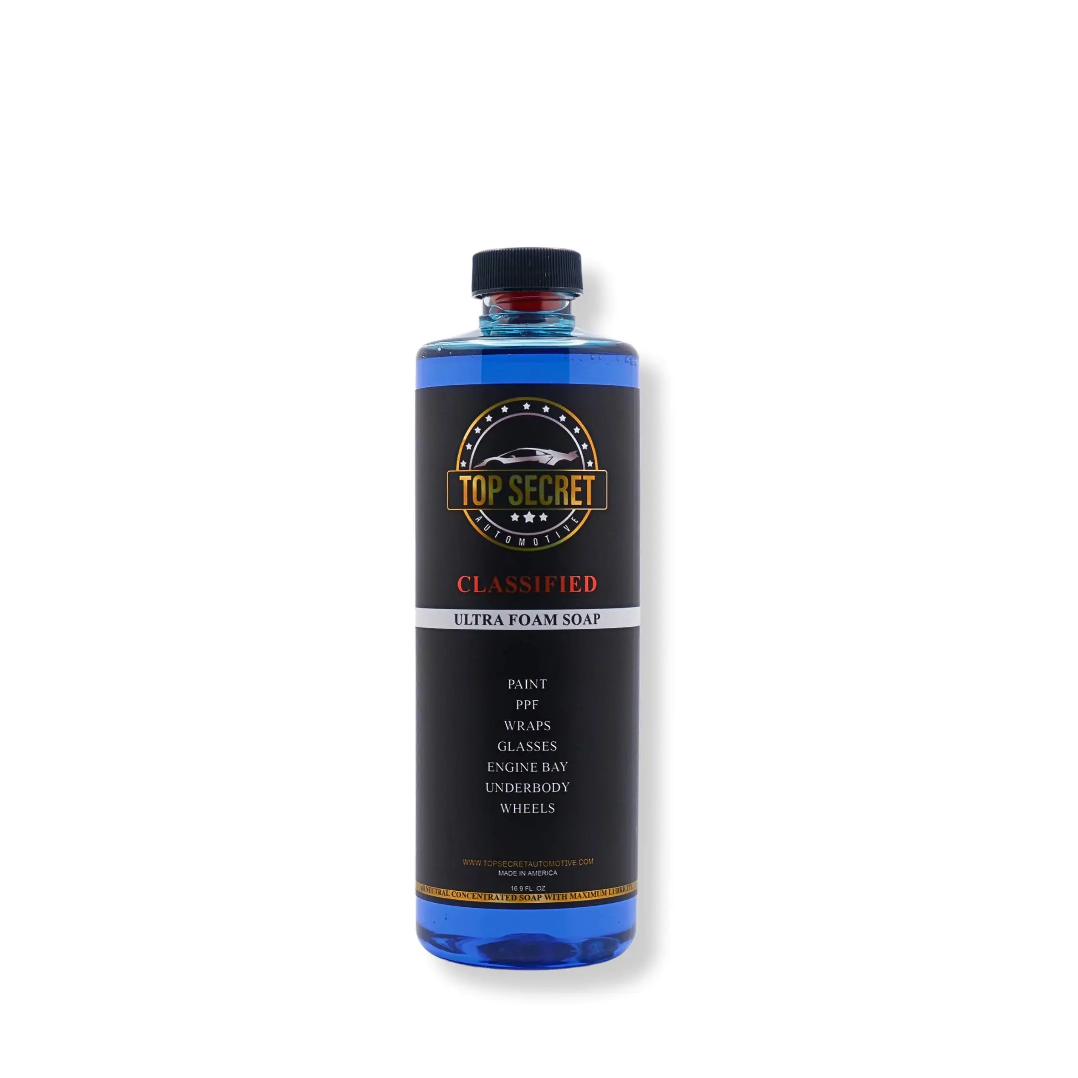 Top Secret Automotive Ultra Foam Soap - Thick Lather & PH Neutral Formula for Pre-Wash and Contact Wash