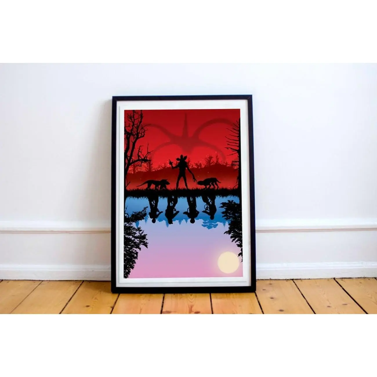 Strangerr Thinggss Art Poster, Minimalist, Poster, Home Decor, TV Print, Wall Art, TV Art, HalloweenZZ-01