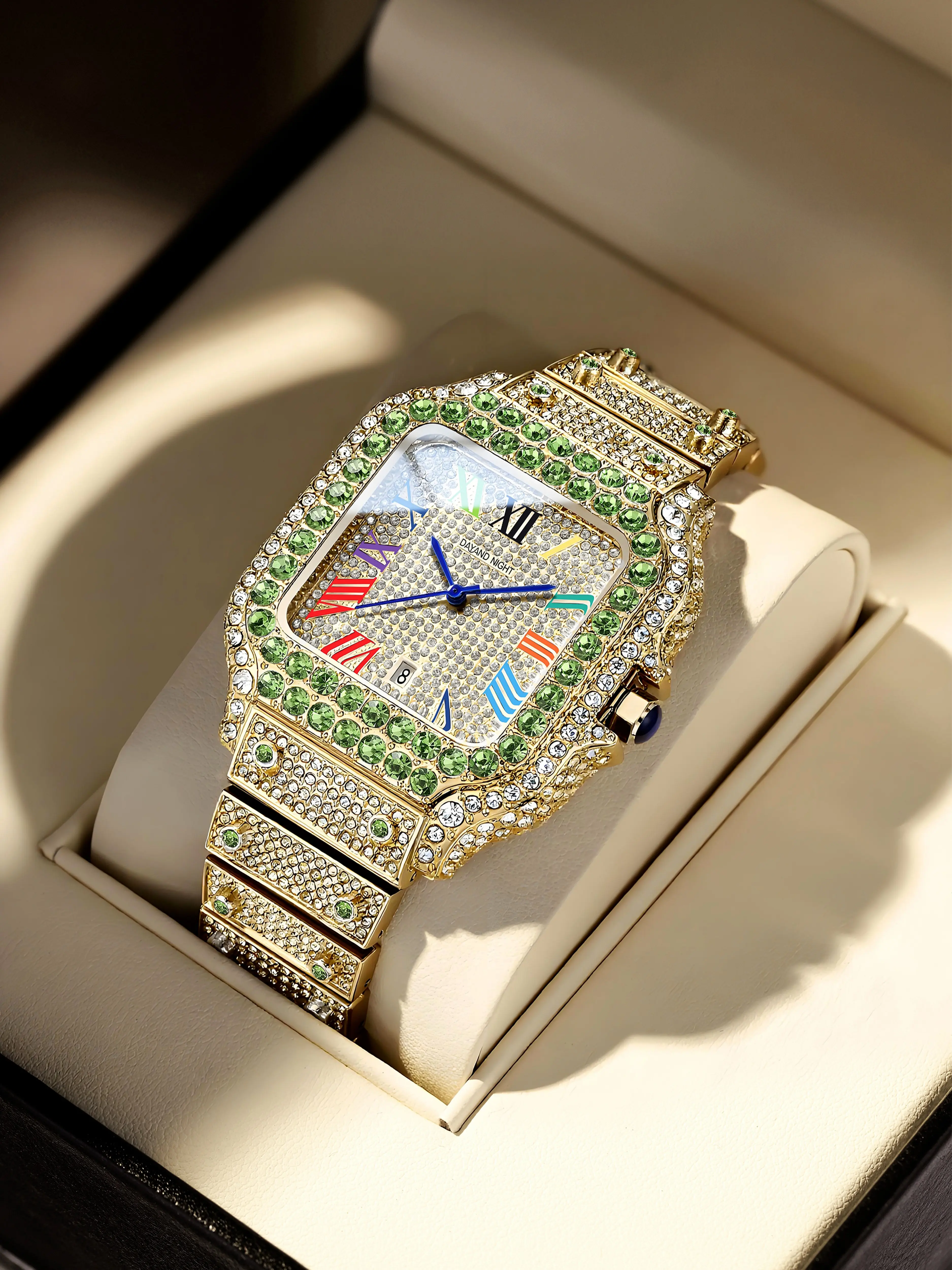2026 New Luxury Full Diamond Watch for Men Women | Unisex Iced Out