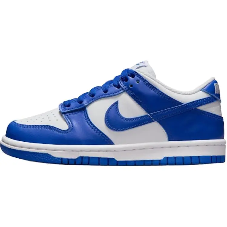 Nike Dunk Low 'Kentucky' Youth Women's Classic Breathable Mesh Upper Lightweight Training Sneaker, Durable Rubber Outsole Walking Fashion Footwear, Training Shoes, Classic Sneaker