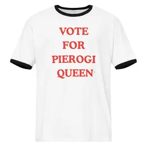 VOTE FOR PIEROGI QUEEN RINGER TEE