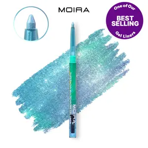 Moira | Supernova Multichrome Gel Eyeliner | Smooth gel texture, Built-In Sharpener, Water & Smudge-Proof | Shade (015, Theia) | Upto 12hrs