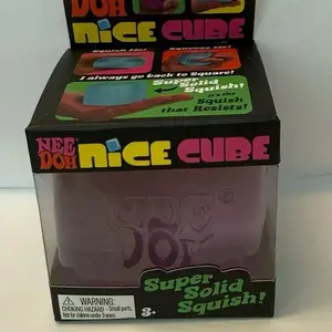 Needoh Nice Cube, Super Solid Squish Stress Relief Toy for Classic & Novelty Toy Enthusiasts