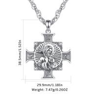 STYLE 1 Saint Benedict Cross Medal