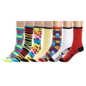 Silky Toes Women's Crew Designed Fun Socks, 8 Pairs (Be Bold)