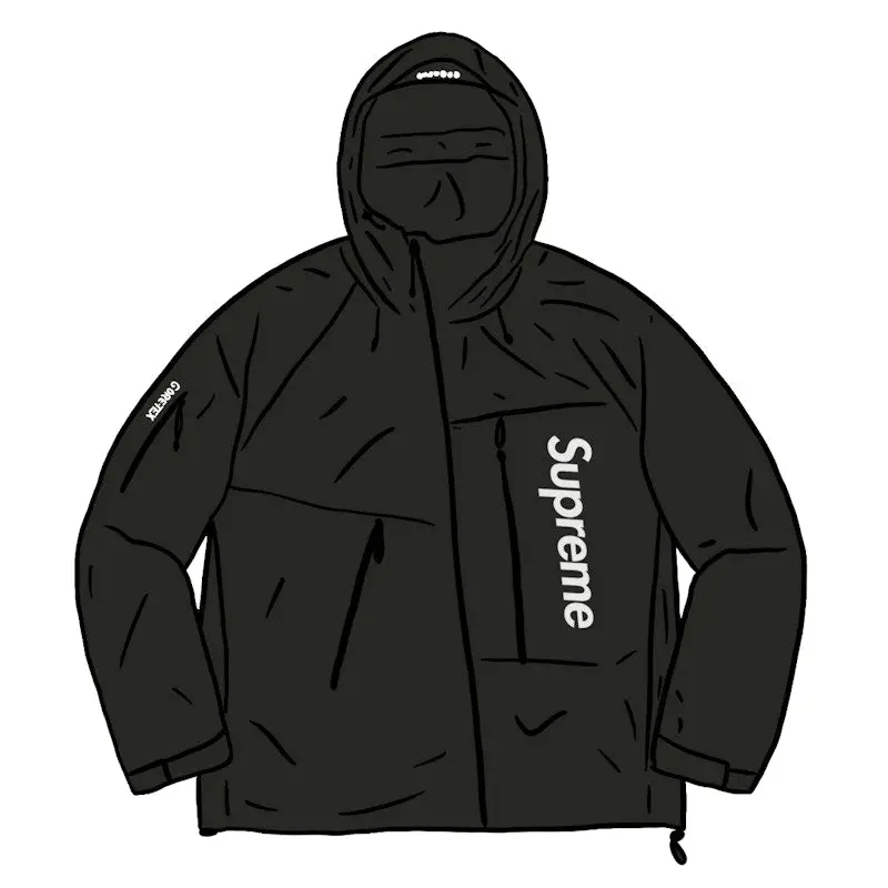 Supreme Men's GORE-TEX Paclite Shell Jacket Black, from StockX