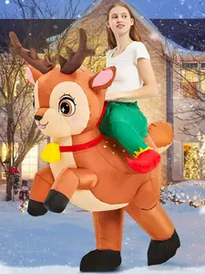 Christmas Inflatable Costumes, Holiday Party Performance Props, Adult Unisex Halloween, New Year Celebration Dress-Up