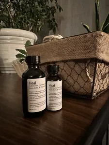 Transcending Life - Heal - Topical Herbal Oil for Skin Rejuvenation - Calendula, Comfrey, Dandelion, Gotu Kola, Plantain, Grapeseed Oil