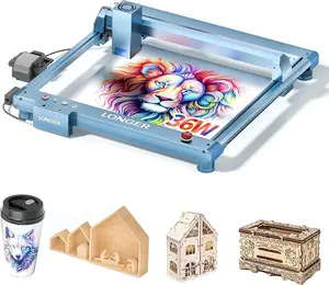 Longer B1 30W Laser Engraver, 36000mW Output Laser Cutter Machine with Auto Air Assist, Engraving Area 17.72"x17.32", DIY Laser Engraver for Wood and Metal，Engraving Speed of 36000 mm/min
