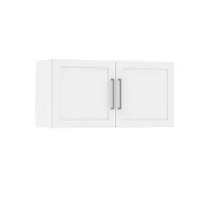 GarageCore Upper Cabinet & Doors Bundle, White Finish