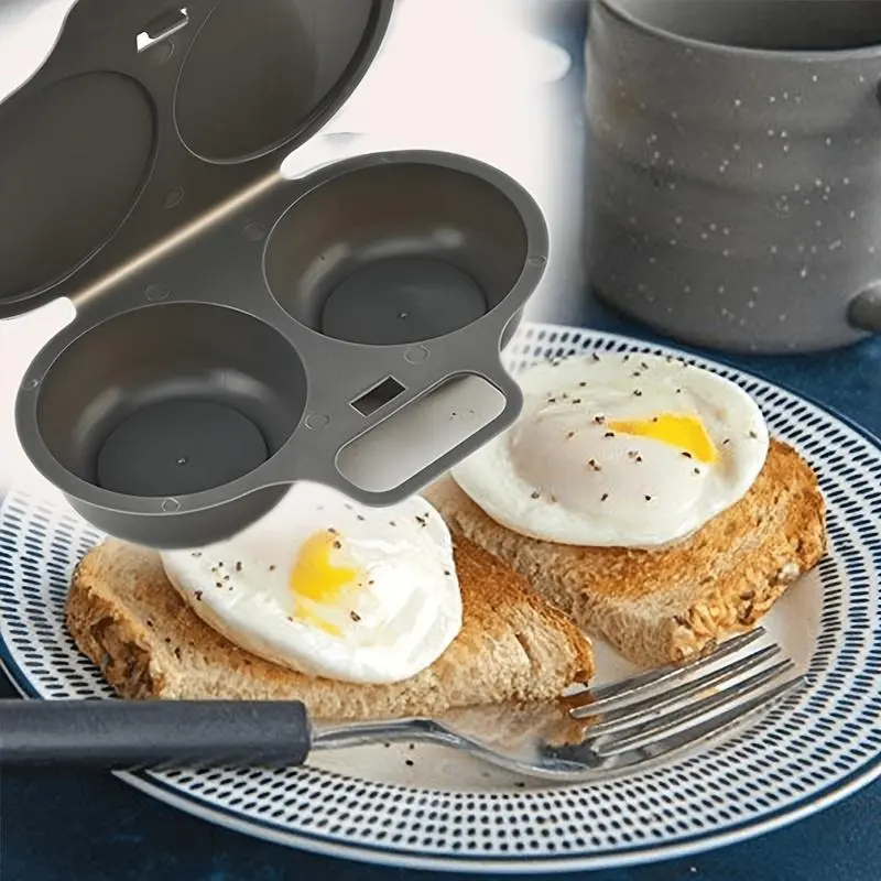 Easy Clean Microwave Omelette Maker - Non-Stick, 2 Cups Round Omelette Maker, Easy to Clean, Perfect Shape, Quick Preparation, Healthy Cooking Gadget for Kitchen and Restaurant