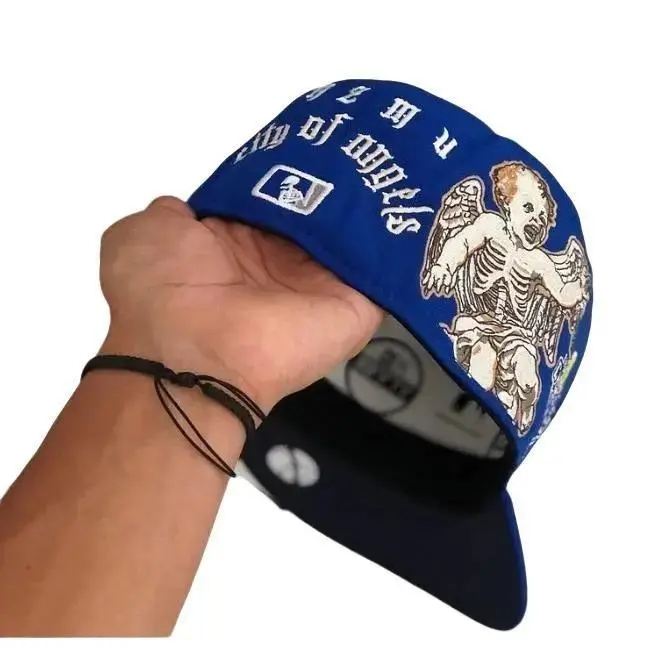 L.A Unisex Khaki Snapback Baseball Cap Embroidered Streetwear Hip Hop Style Comfortable Fit Premium Logo Unisex Design