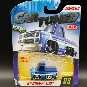 Car Tuned MiJo Exclusives 87 Chevy C10 - Blue - Series MJ1 - #03 - Limited Edition