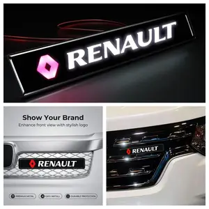 LED Front Grille Decorative Light for Renault Clicio/megane/clarity/cabrio, No Drilling, Plug-And-Play, Enhances Vehicle Style