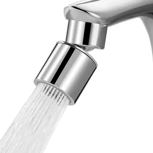 360° Twist and Swivel Kitchen Sink Aerator, Dual-function 2-Flow Sprayer Faucet Head, Big Angle Sink Sprayer Attachement, Faucet Replacement Part