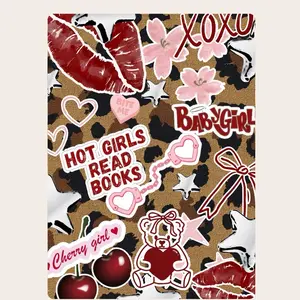 Hot Girls Read Kindle Insert Cute Stickers