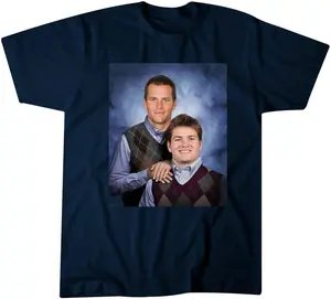 Brady and Maye - Stepbrothers T-shirt - New England Football Shirt