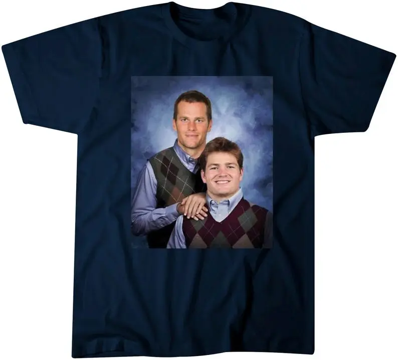 Brady and Maye - Stepbrothers T-shirt - New England Football Shirt
