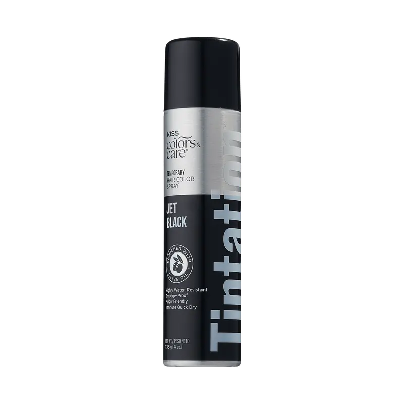 Kiss Colors & Care Tintation Spray - Jet Black