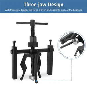 Three-Claw Puller for Disassembling Car Bearings, Suitable for Inner Hole Bearings, Pulling Codes, Motorcycles, And Automotive Machinery. This Multifunctional Small Tool Is Designed for Universal Disassembly And Gripping of Inner Bearings