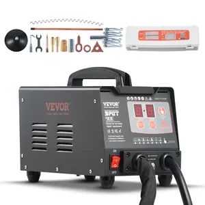 VEVOR Stud Welder Dent Repair Kit, Summervibes, 220V 3KW Spot Welder Dent Puller with Auto/Manual Welding & 7 Versatile Modes, Auto Body Spot Welding Dent Puller Machine for Car, Truck Dent Repair