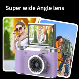 Student Campus CCD Digital High-definition Camera Travel Multi-functional Selfie Retro Front and Rear Dual Camera Christmas Gift