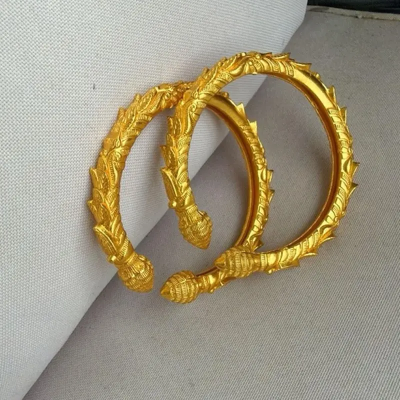 Gold Finish Bungey Baala for Special Occasions - Elegant Design