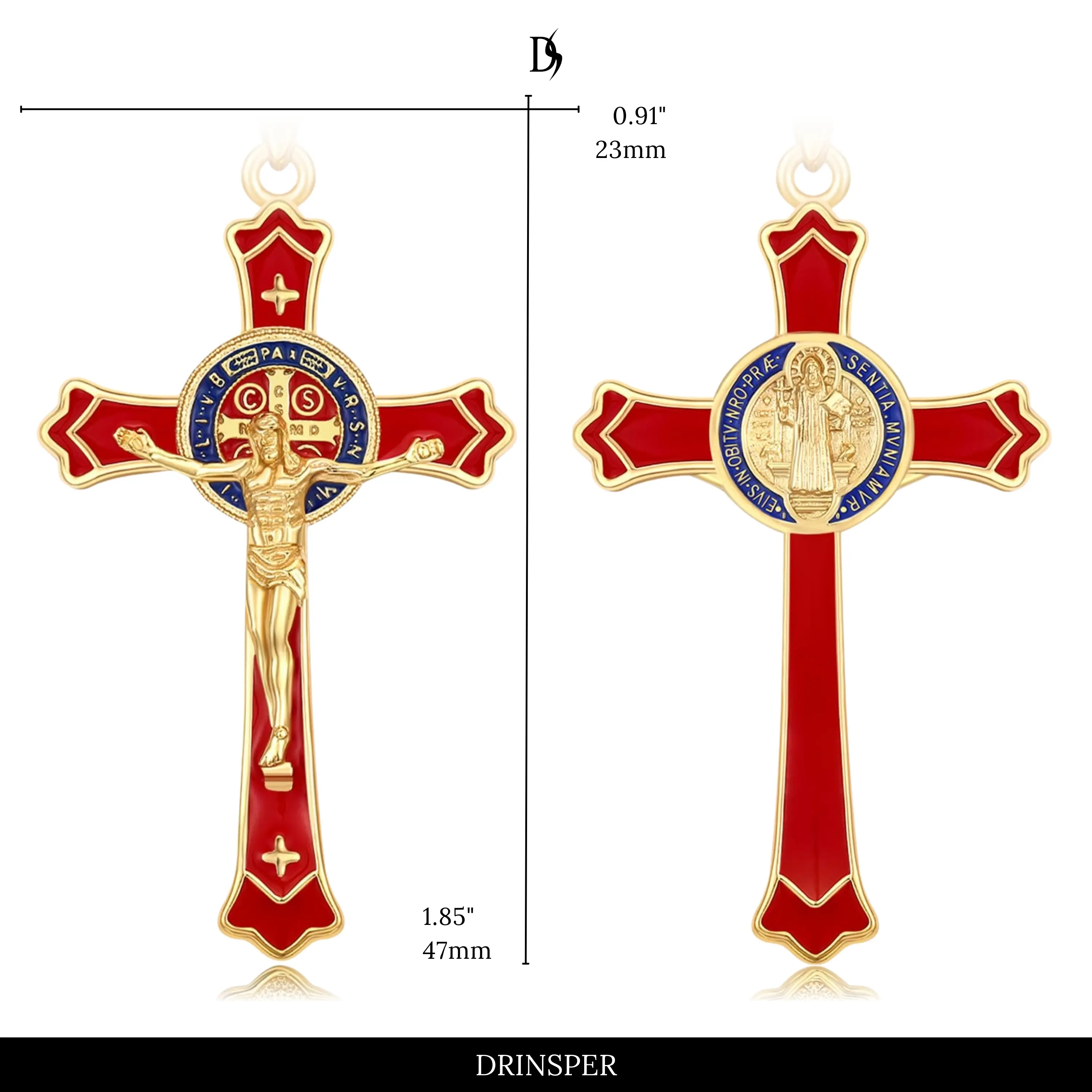 Gold-Plated Red Cross